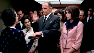 Woody Harrelson’s makeup isn’t the worst thing about <i>LBJ</i>